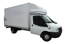 Van Hire Heathrow Airport - Ford Luton Box Tail Lift - Van hire Heathrow airport